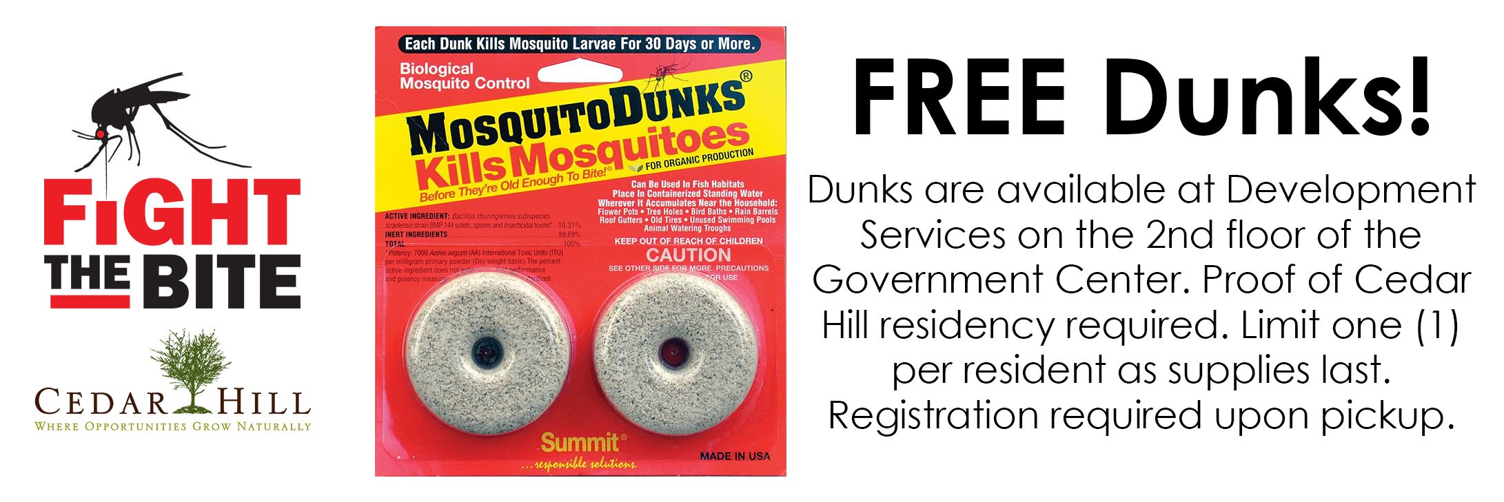 FightTheBite Dunks Banner