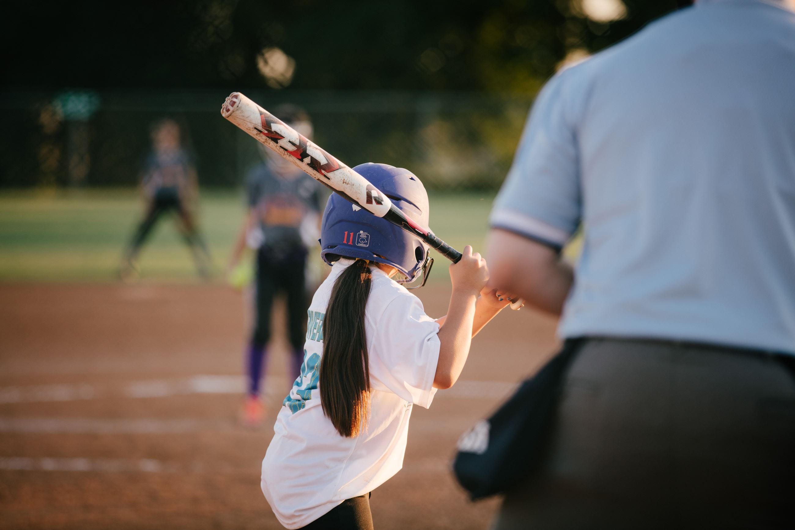 Softball Player at Valley Ridge Park