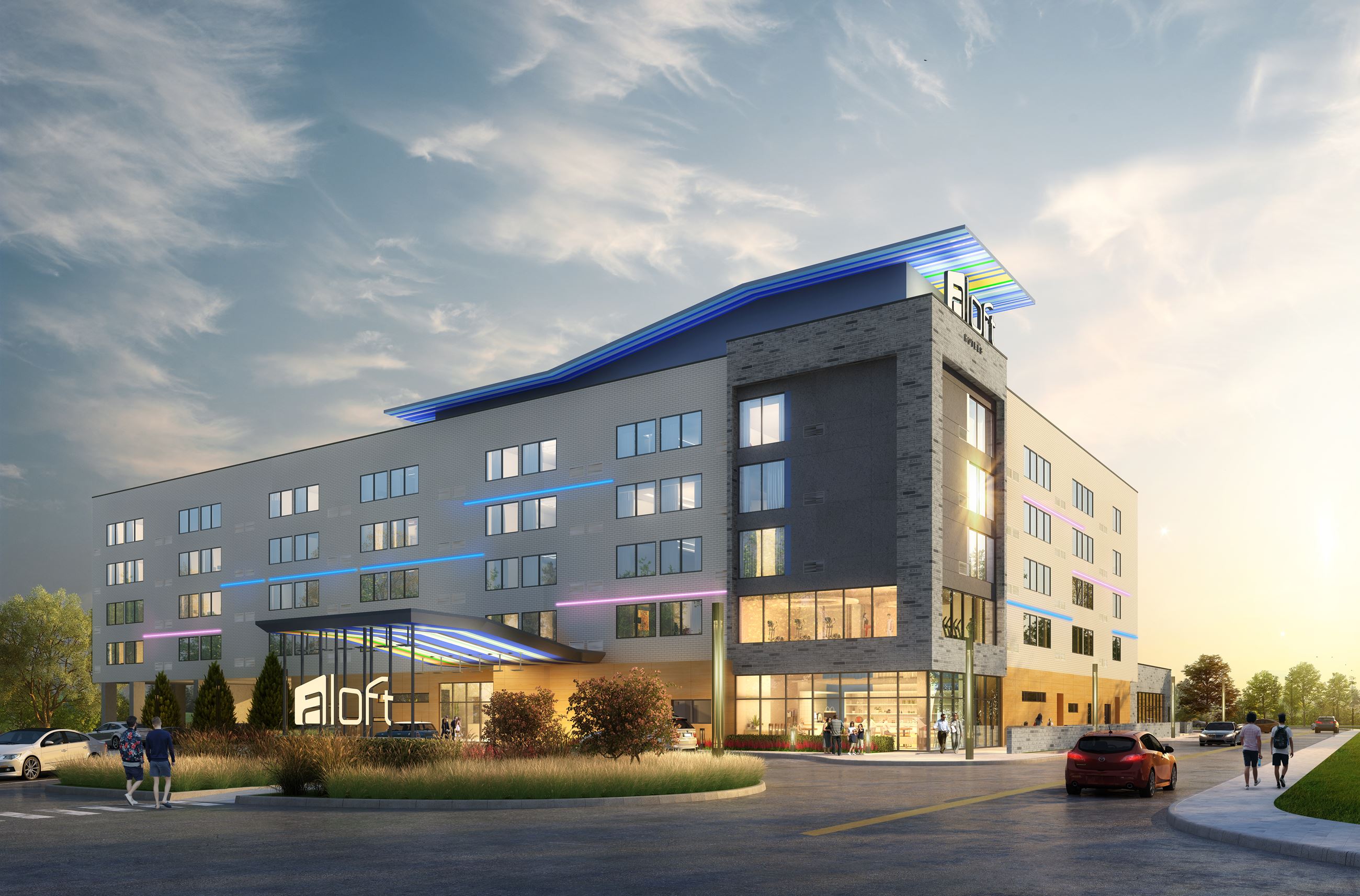 Rendering of Aloft Hotel