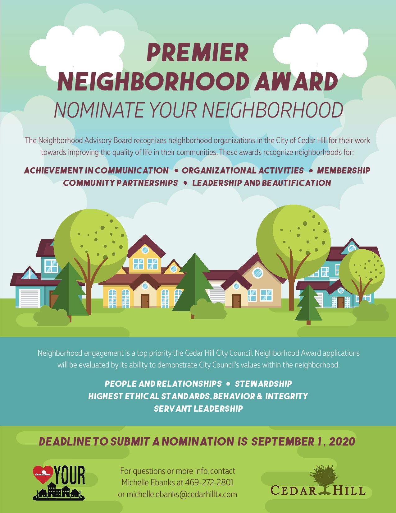 Neighborhood Award