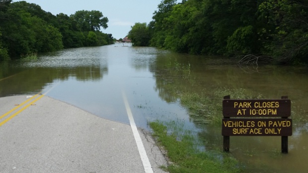 Flooded Cedar HillState Park